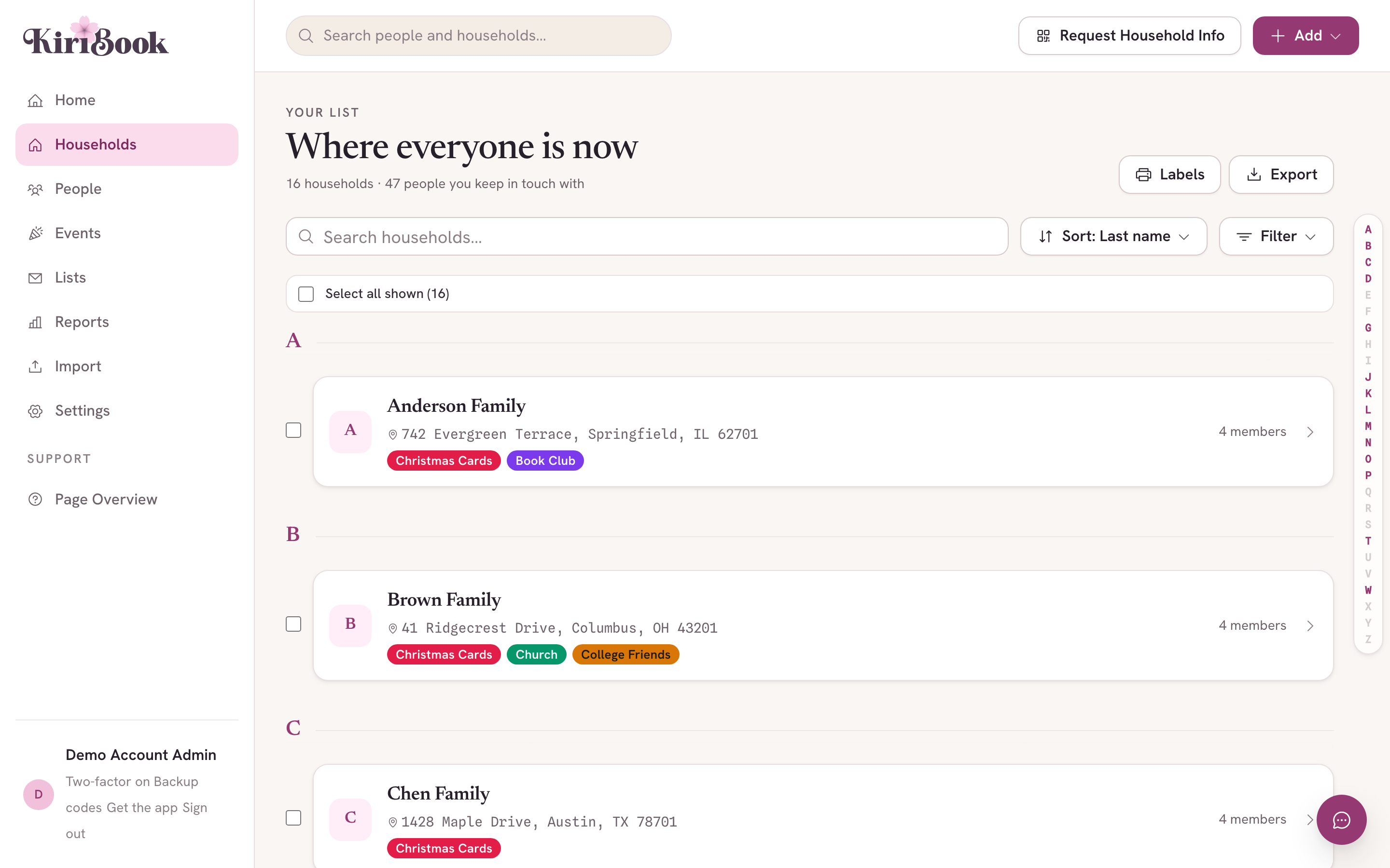The Best Google Sheets Alternative for your Family's Address Book